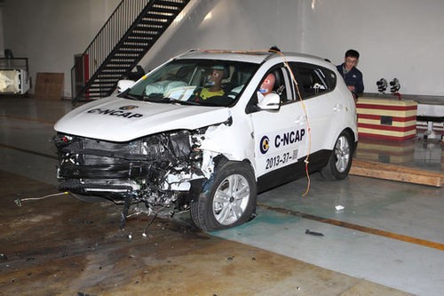 JAC Refine S5 C-NCAP crash test 40% 64km/h