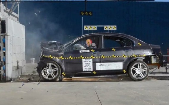 Coda crash test NHTSA