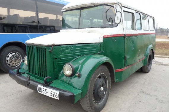 Sungri 58 converted into a bus, seen in 2012