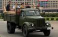 North Korean Truck Sungri 58, carrying 4 people